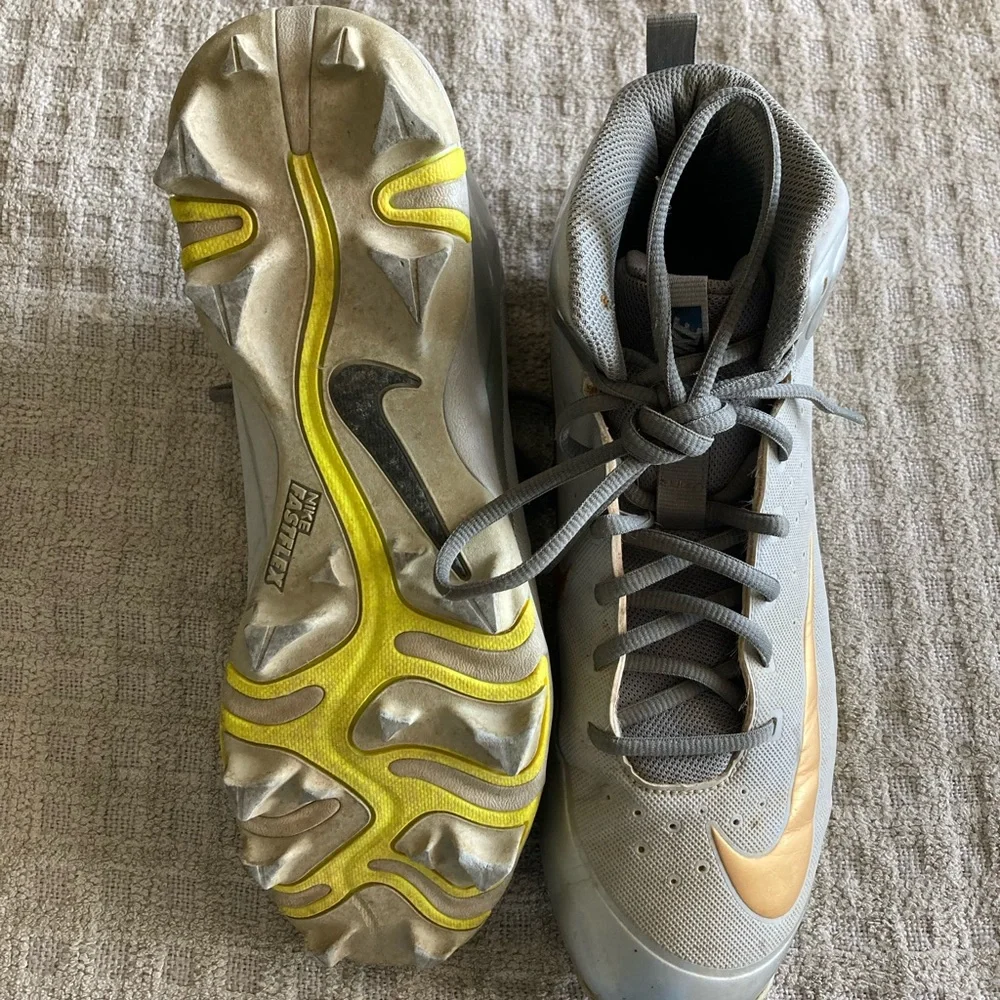 Men’s Nike Hurache Fast Flex Baseball Cleats Size 10 EUC - Picture 3 of 9